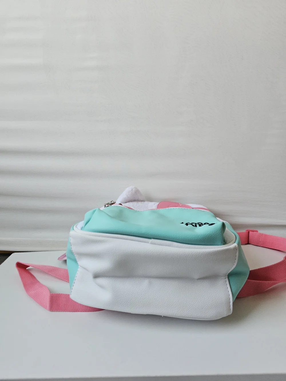 Sanrio Hello Kitty Plush Mini Backpack Teal Pink NWT